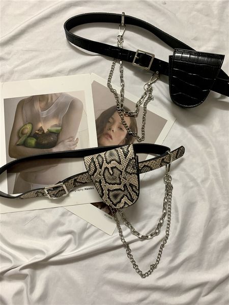 the new mini fashion belt bag punk style chain olive fashion pocket decorative belt ins all-match luxurys designers bags
the new mini fashion belt bag punk style chain olive fashion pocket decorative belt ins all-match luxurys designers bags