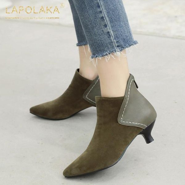 lapolaka brand new design plus size 46 strange style ankle boots women shoes zip up spring autumn elegant shoes ladies boots1, Black
lapolaka brand new design plus size 46 strange style ankle boots women shoes zip up spring autumn elegant shoes ladies boots1, Black