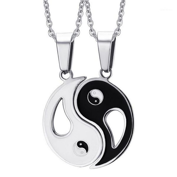 chains chinese mystical yin yang pendant necklace stainless steel necklaces bagua for men women fashion couple necklace1, Silver
chains chinese mystical yin yang pendant necklace stainless steel necklaces bagua for men women fashion couple necklace1, Silver