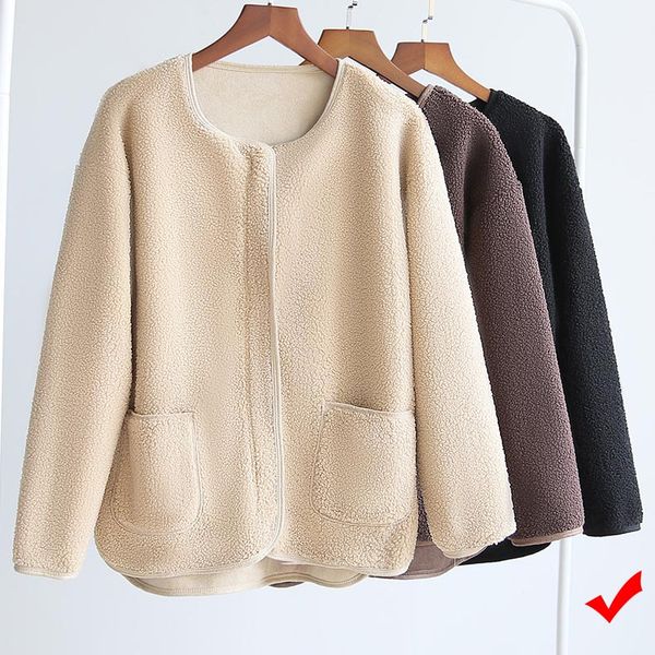 womens winter jackets leather coat women shawl cardigan v neck zipper pocket fur fashion sweater high end luxe femme jacket ladies design c, Black;brown
womens winter jackets leather coat women shawl cardigan v neck zipper pocket fur fashion sweater high end luxe femme jacket ladies design c, Black;brown
