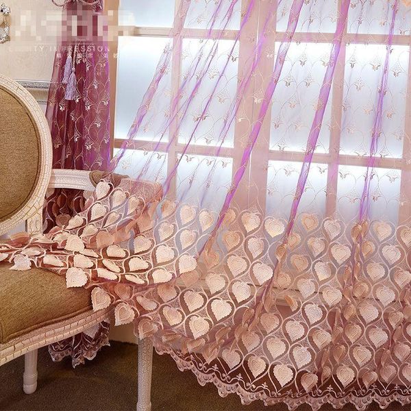 custom curtain european modern minimalist living room bedroom high-grade embossed pink heart embroidery drape tulle yarn m1791
custom curtain european modern minimalist living room bedroom high-grade embossed pink heart embroidery drape tulle yarn m1791