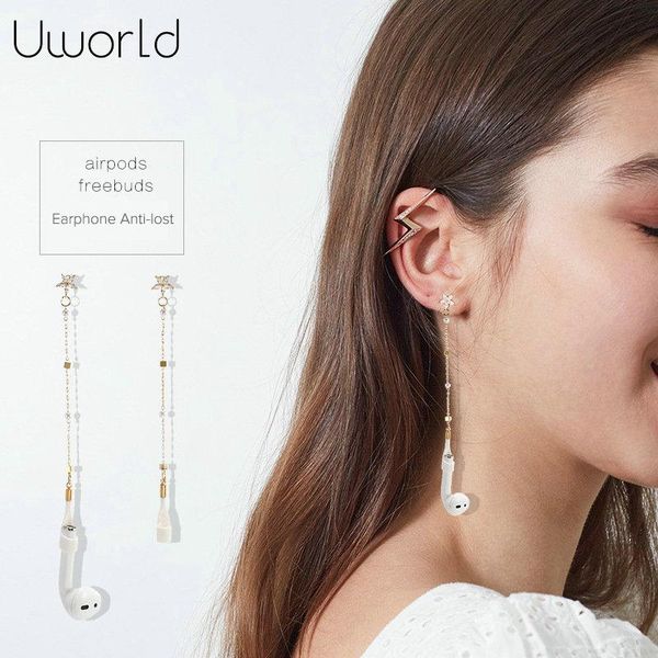 bling zircon flower stud earrings multifunction earphone anti-lost man women pearl chain line jewelry, Silver
bling zircon flower stud earrings multifunction earphone anti-lost man women pearl chain line jewelry, Silver