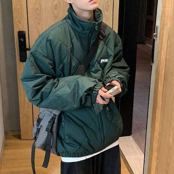 men's cotton-padded clothes the new autumn 2020 plus thick cotton-padded clothes loose casual personality youth men's wear1, Black
men's cotton-padded clothes the new autumn 2020 plus thick cotton-padded clothes loose casual personality youth men's wear1, Black