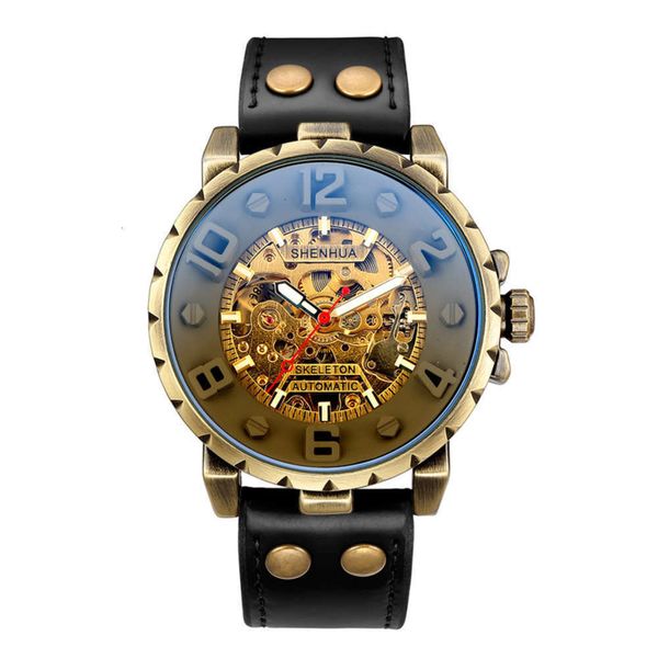 shenhua 9892 pointer leather shenhua japanese and korean wristwatch creative personality big digital dial men's mechanical watch, Slivery;brown
shenhua 9892 pointer leather shenhua japanese and korean wristwatch creative personality big digital dial men's mechanical watch, Slivery;brown