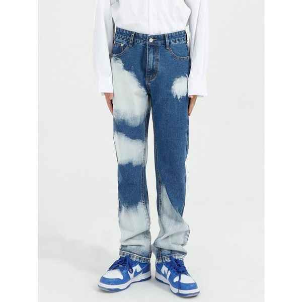 men's jeans men clothing 2021 autumn arrivals tie-dye straight-leg korean style trendy brand mid-waist denim trousers, Blue
men's jeans men clothing 2021 autumn arrivals tie-dye straight-leg korean style trendy brand mid-waist denim trousers, Blue