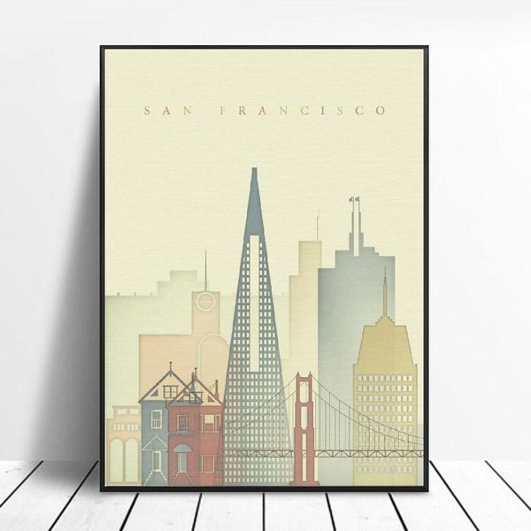 san francisco skyline canvas painting art print poster picture wall modern minimalist bedroom living room decoration
san francisco skyline canvas painting art print poster picture wall modern minimalist bedroom living room decoration