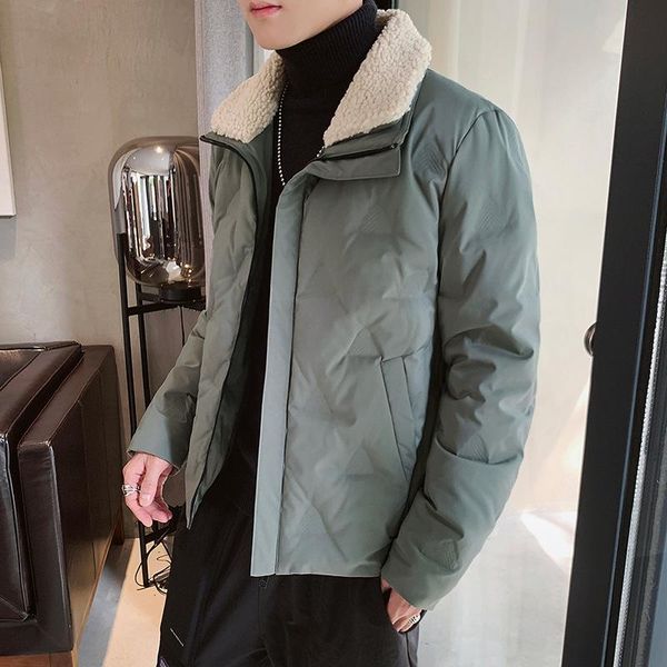 men's down & parkas boutique cotton-padded clothes coat man with thick jacket relaxed joker warm winter handsome male, Black
men's down & parkas boutique cotton-padded clothes coat man with thick jacket relaxed joker warm winter handsome male, Black