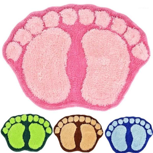 bath mats mat microfiber cute big footprints bathroom pillows cartoon style anti-slip floor carpet for safety1
bath mats mat microfiber cute big footprints bathroom pillows cartoon style anti-slip floor carpet for safety1