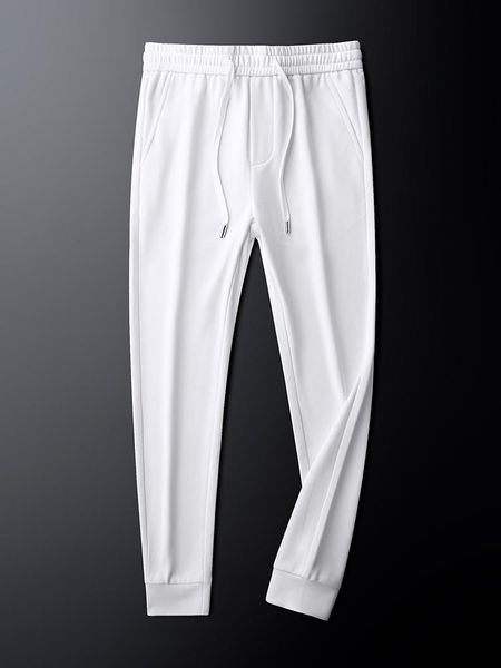 men's pants 2021 autumn/winter white sports health trousers for men the trend of corset feet versatile slim and close leisure long t, Black
men's pants 2021 autumn/winter white sports health trousers for men the trend of corset feet versatile slim and close leisure long t, Black