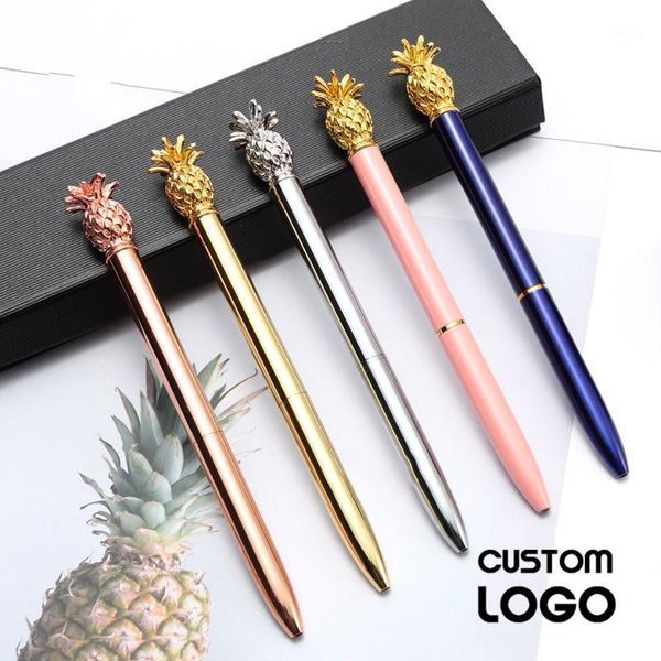 1pc 0.7mm creative pineapple metal ballpoint pens girls kawaii advertising gift pens laser custom logo student stationery prizes1, Blue;orange
1pc 0.7mm creative pineapple metal ballpoint pens girls kawaii advertising gift pens laser custom logo student stationery prizes1, Blue;orange