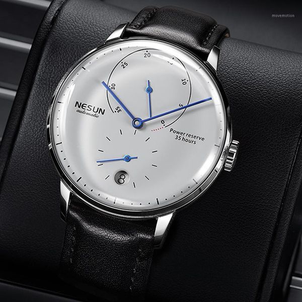 nesun brand men's watch luxury automatic mechanical waterproof watch business casual sapphire date watches relogio masculino1, Slivery;brown
nesun brand men's watch luxury automatic mechanical waterproof watch business casual sapphire date watches relogio masculino1, Slivery;brown
