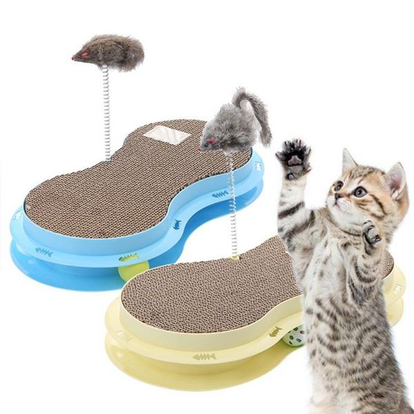 fuuny corrugated paper cats scratch board grinding nails interactive protecting furniture cat scratcher bell playing toy hot
fuuny corrugated paper cats scratch board grinding nails interactive protecting furniture cat scratcher bell playing toy hot
