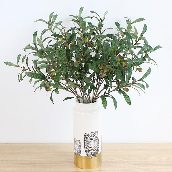 3pcs green artificial olive branches simulation fruit artificial plant leaves home wedding decorative fake flowers
3pcs green artificial olive branches simulation fruit artificial plant leaves home wedding decorative fake flowers