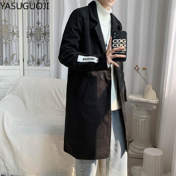 yasuguoji зимние мужчины толстые пальто slim fit down воротник мужской модную смесь тувейные куртки умные повседневные мужские траншеи, Black
yasuguoji зимние мужчины толстые пальто slim fit down воротник мужской модную смесь тувейные куртки умные повседневные мужские траншеи, Black