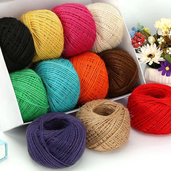 yarn 30 meters natural burlap hessian jute twine cord rope party wedding gift wrapping cords thread diy scrapbooking craft decor, Black;white
yarn 30 meters natural burlap hessian jute twine cord rope party wedding gift wrapping cords thread diy scrapbooking craft decor, Black;white