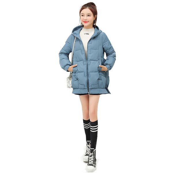 winter women's jacket new mid-length parkas korean loose hooded clothes thicken warm coat down cotton overcoat, Black
winter women's jacket new mid-length parkas korean loose hooded clothes thicken warm coat down cotton overcoat, Black