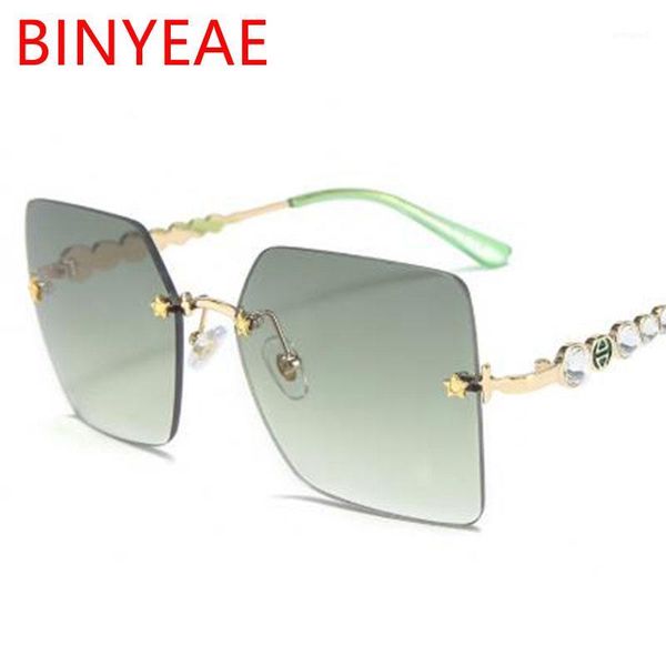 sunglasses 2021 vintage big square sun glasses oversized green rimless women's rhinestones star eyewear travel1, White;black
sunglasses 2021 vintage big square sun glasses oversized green rimless women's rhinestones star eyewear travel1, White;black