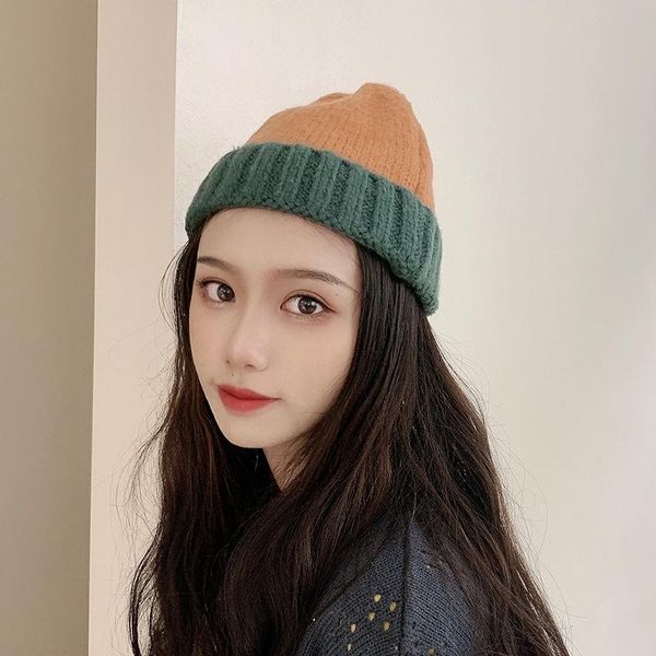 beanie/skull caps style autumn winter soft cotton woolen female windproof warm street casual patchwork color fashion sweet knit beanie hat, Blue;gray
beanie/skull caps style autumn winter soft cotton woolen female windproof warm street casual patchwork color fashion sweet knit beanie hat, Blue;gray
