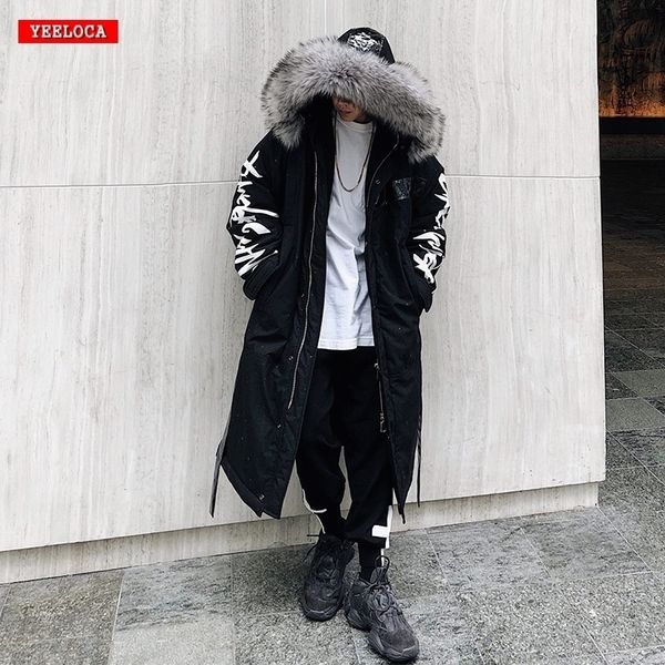 winter hip hop fashion long fur collar coat cotton jacket hoodies clothing street wear outerwear & coats warm thick 201104, Black
winter hip hop fashion long fur collar coat cotton jacket hoodies clothing street wear outerwear & coats warm thick 201104, Black