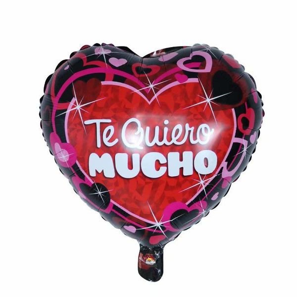 10pcs lot 18inch spanish te amo foil balloons mother's day heart shape helium air globos decor valentine's day supplies baloes wmt
10pcs lot 18inch spanish te amo foil balloons mother's day heart shape helium air globos decor valentine's day supplies baloes wmt