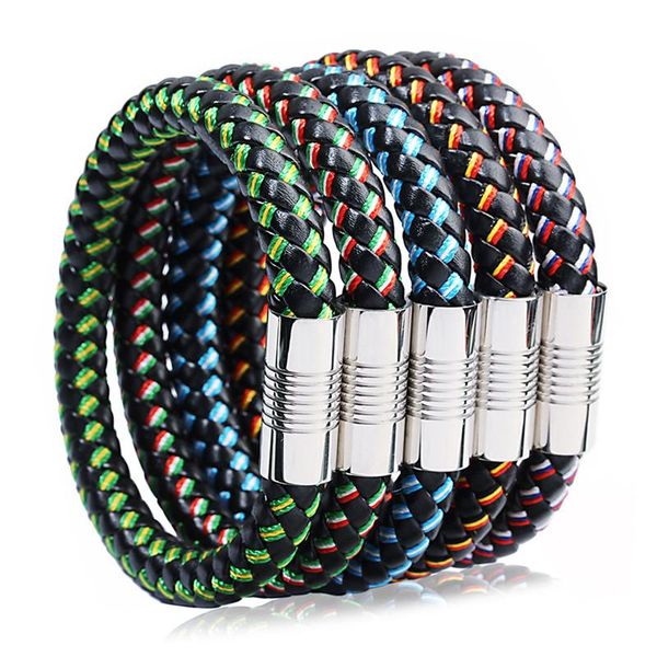 xinyao fashion genuine braided leather rope bracelets for women mens stainless steel clasps braclet bangles female jewelry, Golden;silver
xinyao fashion genuine braided leather rope bracelets for women mens stainless steel clasps braclet bangles female jewelry, Golden;silver
