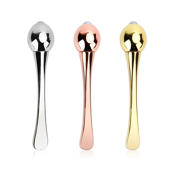 eye cream applicator cosmetic spatulas anti wrinkle eye roller massage stick facial mask spoon gold alloy metal skin care tool
eye cream applicator cosmetic spatulas anti wrinkle eye roller massage stick facial mask spoon gold alloy metal skin care tool