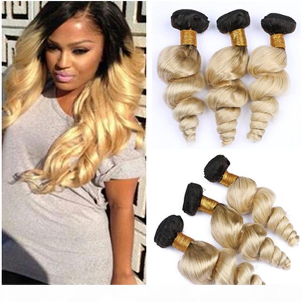 blonde ombre loose wave peruvian human hair weaves #1b 613 blonde ombre loose wavy virgin human hair bundles deals dark root 10-30, Black;brown
blonde ombre loose wave peruvian human hair weaves #1b 613 blonde ombre loose wavy virgin human hair bundles deals dark root 10-30, Black;brown