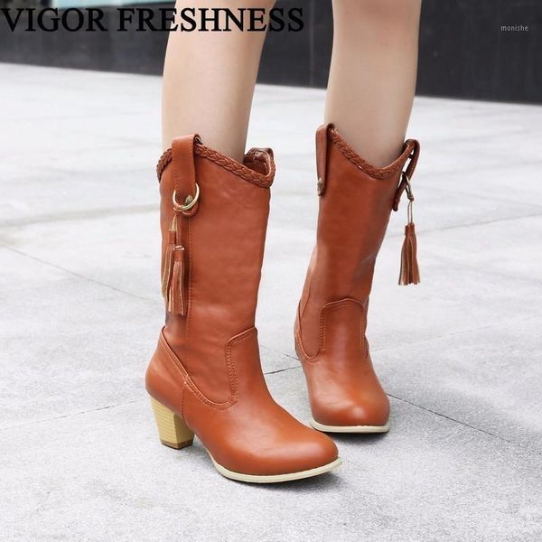 boots vigor freshness winter women shoes fur middle heels woman fringe warm mid calf slip on bota feminina my141, Black
boots vigor freshness winter women shoes fur middle heels woman fringe warm mid calf slip on bota feminina my141, Black