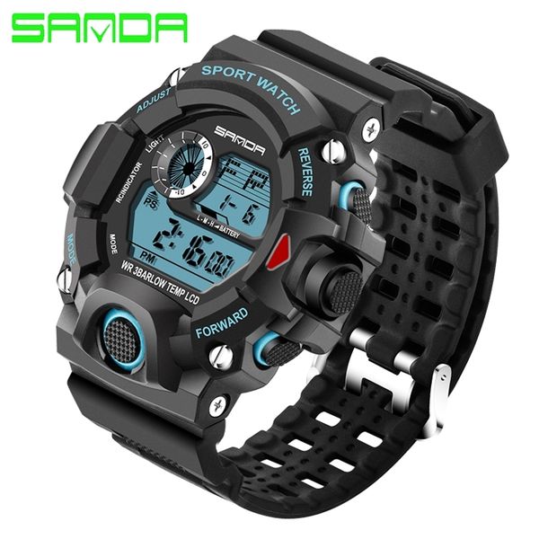 sanda men's watch new outdoor casual digital watch fashion men's sports watch led quartz clock relogio masculino 201212, Slivery;brown
sanda men's watch new outdoor casual digital watch fashion men's sports watch led quartz clock relogio masculino 201212, Slivery;brown