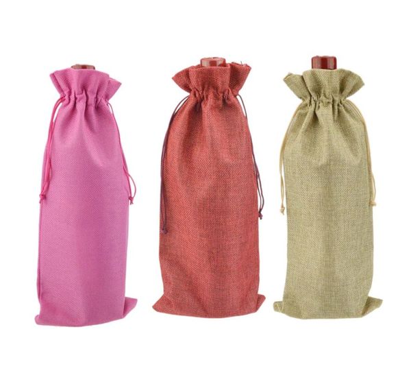 gift wrap 20 pcs 15x35cm promotion supplies jute wine bottle covers packaging bags for party wedding favor table decoration
gift wrap 20 pcs 15x35cm promotion supplies jute wine bottle covers packaging bags for party wedding favor table decoration