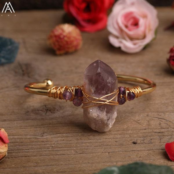 charm bracelets beauty crystal beads bangle jewelry natural amethysts quartz rondelle open for femme women friendship, Golden;silver
charm bracelets beauty crystal beads bangle jewelry natural amethysts quartz rondelle open for femme women friendship, Golden;silver