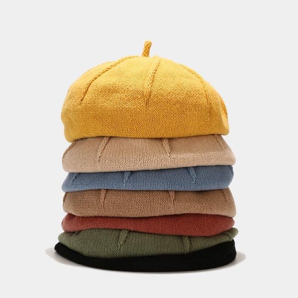 new knitted cotton beret hat women beret british style fashion girls hat lady solid winter slouchy winter hats female gift, Blue;gray
new knitted cotton beret hat women beret british style fashion girls hat lady solid winter slouchy winter hats female gift, Blue;gray