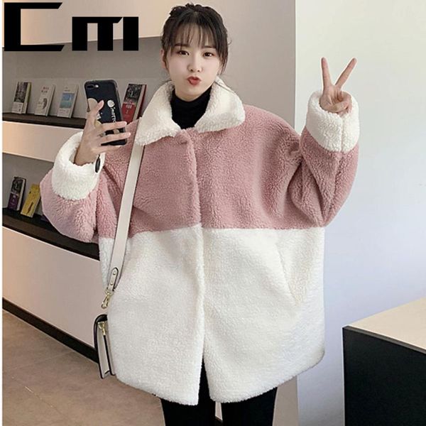 women's fur & faux 2021 winter women coat luxury short lapel overcoat thick warm plus size female plush, Black
women's fur & faux 2021 winter women coat luxury short lapel overcoat thick warm plus size female plush, Black