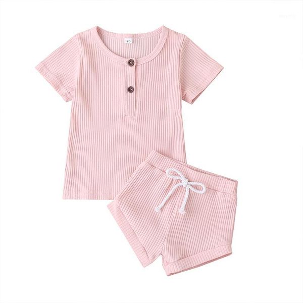 clothing sets 0-24m born baby boys girls 2pcs outfits summer 2021 ribbed knitted short sleeve t-shirts shorts tracksuits clothes set1, White
clothing sets 0-24m born baby boys girls 2pcs outfits summer 2021 ribbed knitted short sleeve t-shirts shorts tracksuits clothes set1, White