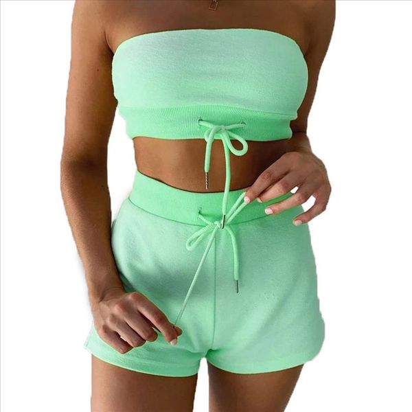 two piece set women sports set strapless crop short elegant ladies fitness workout tracksuit streetwear 2 piece, Gray
two piece set women sports set strapless crop short elegant ladies fitness workout tracksuit streetwear 2 piece, Gray