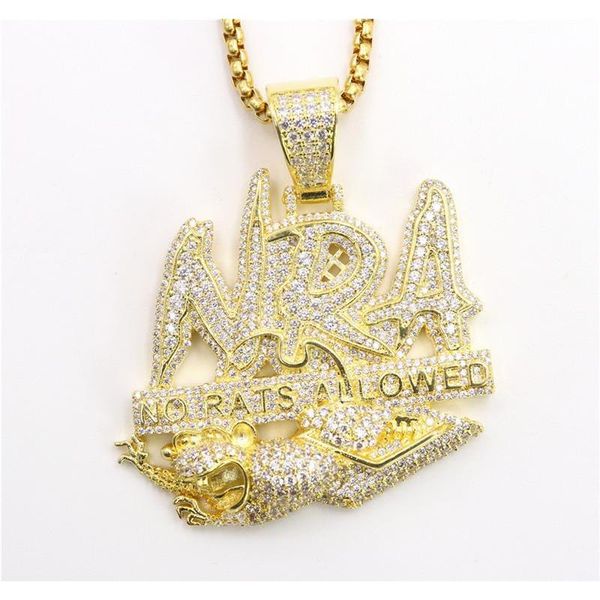 pendant necklaces hip hop letter necklace no rats allowed pendant iced out full zircon mens, Silver
pendant necklaces hip hop letter necklace no rats allowed pendant iced out full zircon mens, Silver