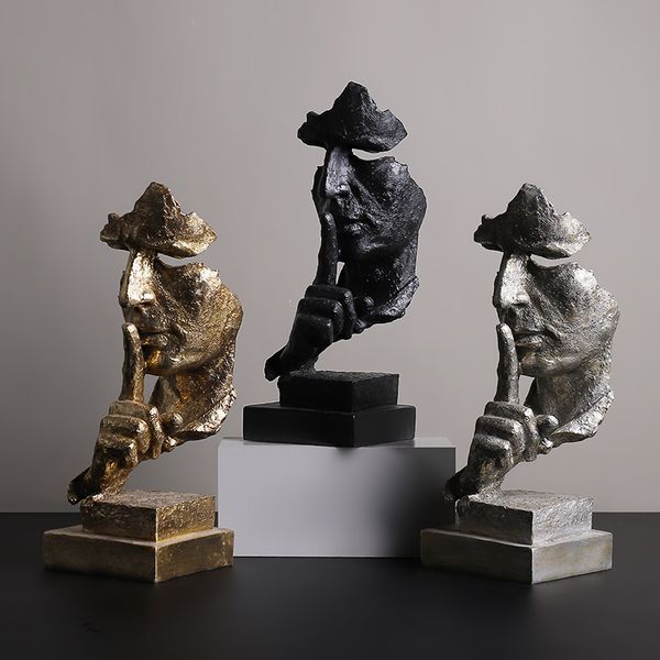 nordic silence gold statue resin abstract figurines sculpture figurine home decor modern art office desk decoration wedding gifts
nordic silence gold statue resin abstract figurines sculpture figurine home decor modern art office desk decoration wedding gifts