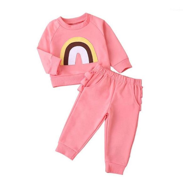 infant baby girl clothes spring long sleeve rainbow t-shirt+ pants outfits 2pcs suit set1, White
infant baby girl clothes spring long sleeve rainbow t-shirt+ pants outfits 2pcs suit set1, White