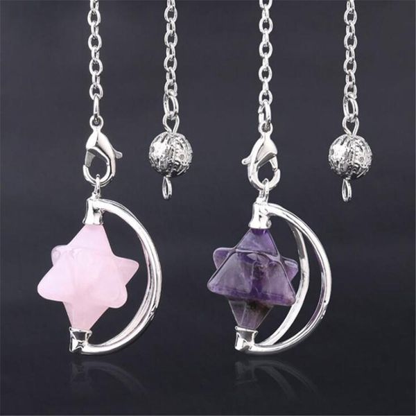 wholesale 6pcs/lot natural crystal agatess can be rotated merkaba six awns star divination hypnotic psychic orna pendulum q1209, Bronze;silver
wholesale 6pcs/lot natural crystal agatess can be rotated merkaba six awns star divination hypnotic psychic orna pendulum q1209, Bronze;silver