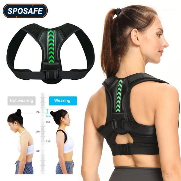 adjustable back shoulder posture corrector belt clavicle spine support reshape your body home office sport upper back neck brace1, Black;blue
adjustable back shoulder posture corrector belt clavicle spine support reshape your body home office sport upper back neck brace1, Black;blue
