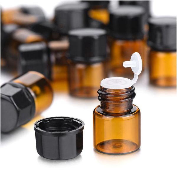 540pcs/lot 1ml 2ml l drams amber glass bottle with plastic lid insert brown test sample glass vials for perfume essen qylifc
540pcs/lot 1ml 2ml l drams amber glass bottle with plastic lid insert brown test sample glass vials for perfume essen qylifc
