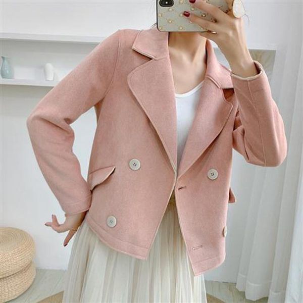 autumn coat women's spring autumn hanging feeling jacket 2021 new small casual short tide women blazer set, White;black
autumn coat women's spring autumn hanging feeling jacket 2021 new small casual short tide women blazer set, White;black