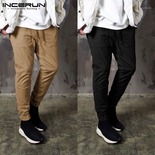 incerun 2020 men cargo pants elastic waist pockets korean plain casual fashion long trousers streetwear joggers pants men s-5xl1, Black
incerun 2020 men cargo pants elastic waist pockets korean plain casual fashion long trousers streetwear joggers pants men s-5xl1, Black