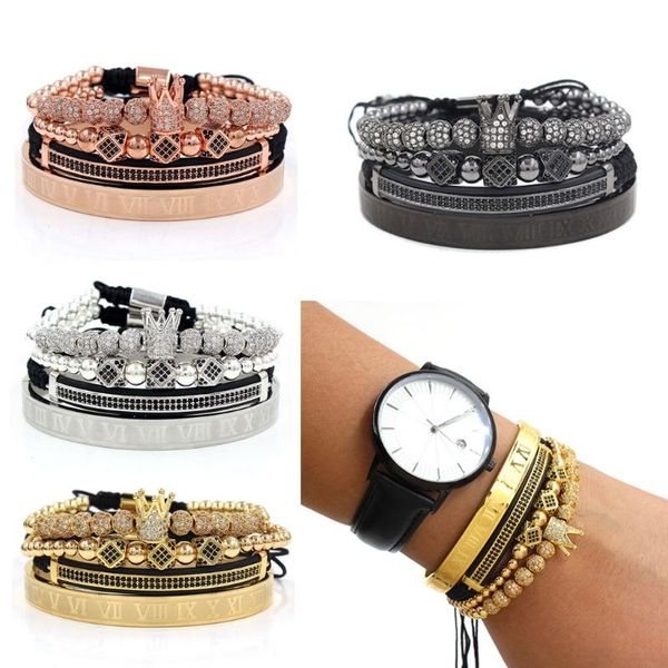 imperial crown king bracelet luxury charm roman numeral bracelet pave cz zircon bangle for men women jewelry, Golden;silver
imperial crown king bracelet luxury charm roman numeral bracelet pave cz zircon bangle for men women jewelry, Golden;silver