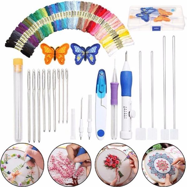 magic embroidery pen embroidery needle weaving tool patterns punch needle kit craft tool threads for diy sewing tools1, Black
magic embroidery pen embroidery needle weaving tool patterns punch needle kit craft tool threads for diy sewing tools1, Black
