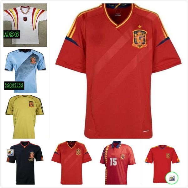 1996 2008 2010 2012 spain retro soccer jerseys 1994 world cup raul xavi luis ensrique xavi alonso caminero iniesta away pique davad david, Black;yellow
1996 2008 2010 2012 spain retro soccer jerseys 1994 world cup raul xavi luis ensrique xavi alonso caminero iniesta away pique davad david, Black;yellow