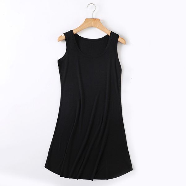2021 new summer night dress women seamless nightgown elastic slim soft solid sleep sleeveless nightie nightdress ftaa, Black;red
2021 new summer night dress women seamless nightgown elastic slim soft solid sleep sleeveless nightie nightdress ftaa, Black;red