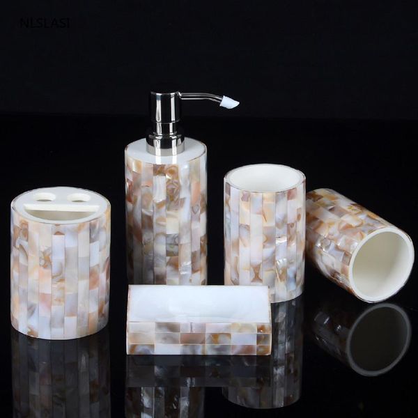 european style light luxury shell resin soap dispenser toothbrush holder home l bathroom accessories set gargle cupsoap dish
european style light luxury shell resin soap dispenser toothbrush holder home l bathroom accessories set gargle cupsoap dish