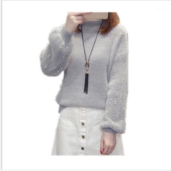 cashmere plush women sweater pulloves autumn spring 2020 short knitted jumper lady lantern sleeve loose soft knitwear m3181, White;black
cashmere plush women sweater pulloves autumn spring 2020 short knitted jumper lady lantern sleeve loose soft knitwear m3181, White;black