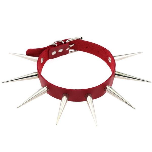 2020 long spike choker necklaces punk collar women men rivets pu leather studded chocker necklace goth jewelry metal got qylsts, White
2020 long spike choker necklaces punk collar women men rivets pu leather studded chocker necklace goth jewelry metal got qylsts, White